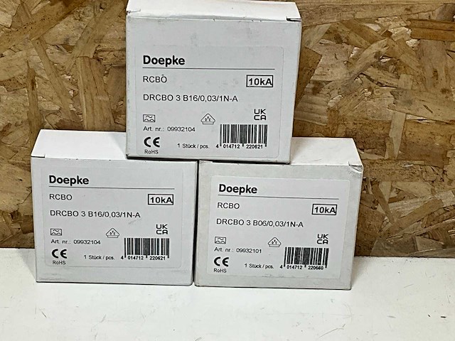 Doepke aardlekaut typea fib 6a/30ma/1p+n (3x) - afbeelding 2 van  3