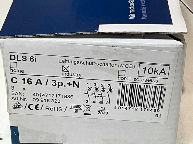 Doepke c16a/3p+n 09916323 zekeringautomaat - afbeelding 4 van  4