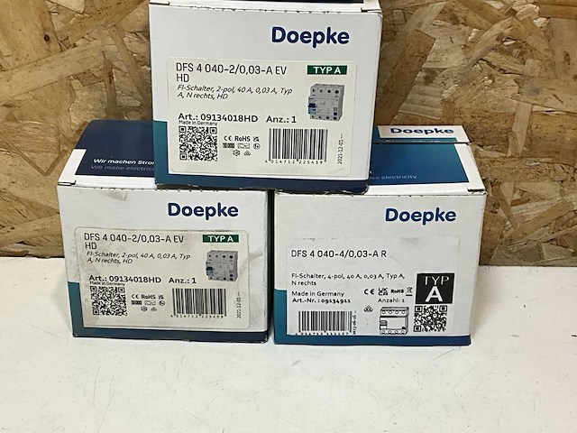 Doepke dfs4 aardlekschakelaar 4p 40a 0.03a type a (3x) - afbeelding 4 van  4