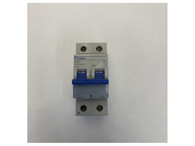 Doepke dls 6i k25-2 ls-elektrische schakelaar 10ka 2p. k-25a - afbeelding 1 van  1