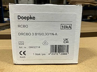 Doepke drcbo 3 b16/0,30/1n-a aardlekautomaat (3x) - afbeelding 2 van  3