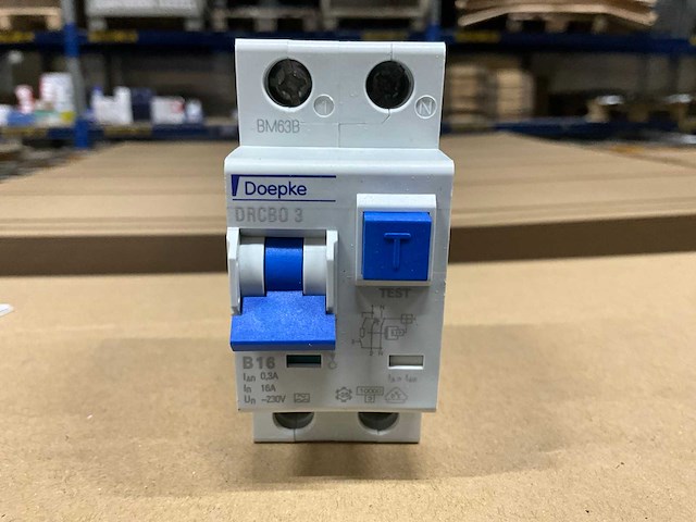 Doepke drcbo 3 b16/0,30/1n-a aardlekautomaat - afbeelding 2 van  2
