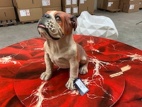 Dog statue - afbeelding 1 van  3