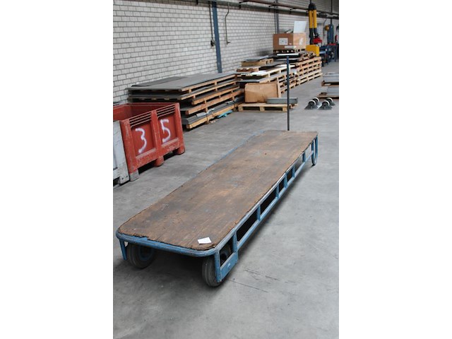 Dollie met kar met afmeting 284 x 80 x 36 cm. - afbeelding 3 van  3