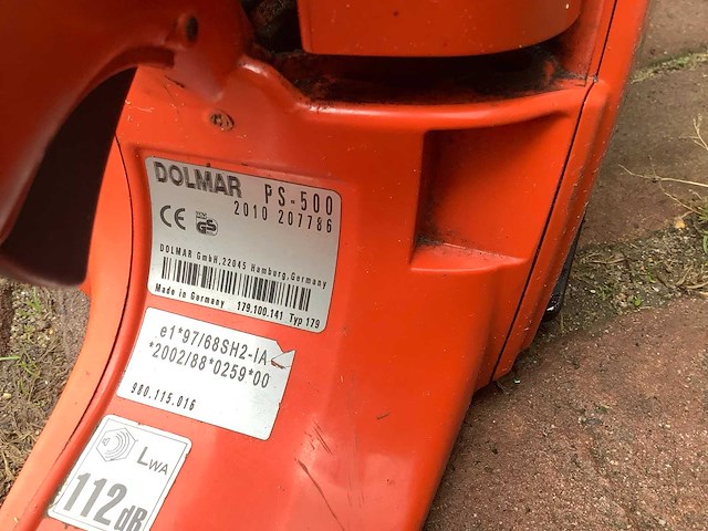 Dolmar ps-500 kettingzaag - afbeelding 4 van  4