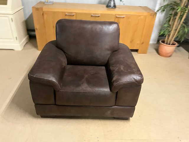 Dolmo lederen fauteuil - afbeelding 2 van  17