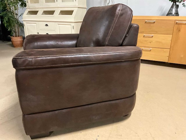 Dolmo lederen fauteuil - afbeelding 4 van  17