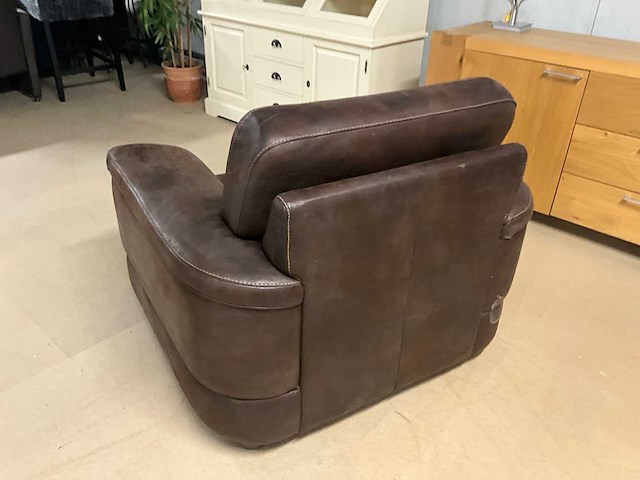 Dolmo lederen fauteuil - afbeelding 9 van  17