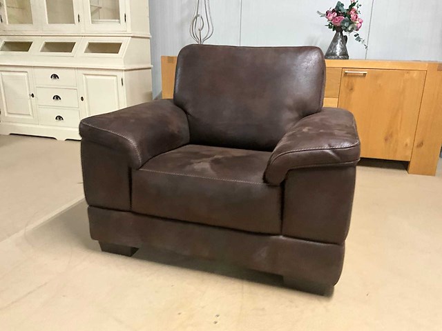 Dolmo lederen fauteuil - afbeelding 11 van  17