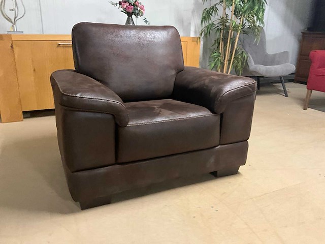 Dolmo lederen fauteuil - afbeelding 14 van  17