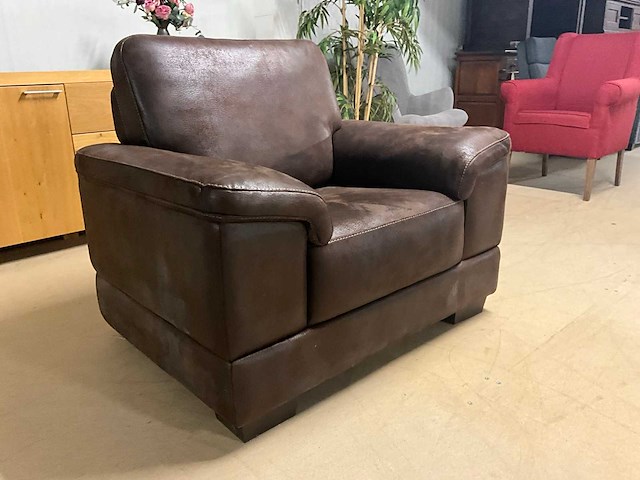 Dolmo lederen fauteuil - afbeelding 15 van  17