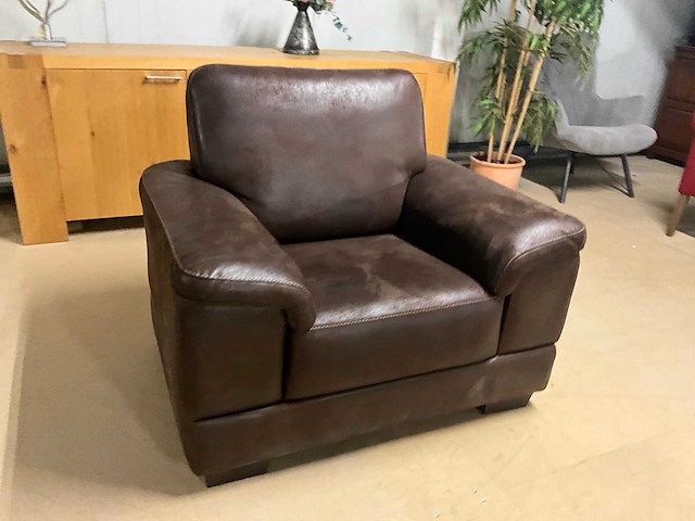 Dolmo lederen fauteuil - afbeelding 16 van  17