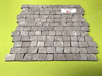 Dom vibes grey mix mozaïek 2x3 cm tegel 5,76 m² - afbeelding 3 van  4