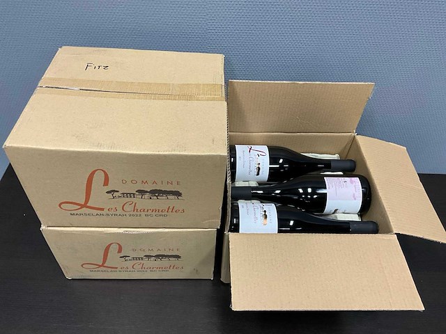 Domaine charmettes, marselan-syrah 2022 (18x) - afbeelding 1 van  4