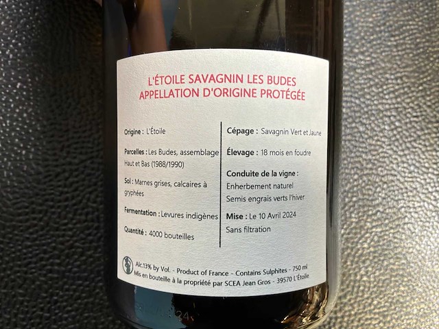Domaine de montbourteau chardonnay witte wijn 2022 (5x) - afbeelding 3 van  3