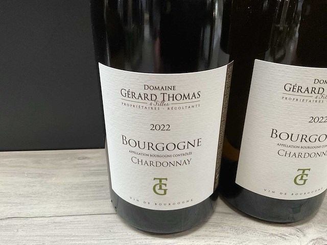 Domaine gerard thomas bourgogne chardonnay 2022 (2x) - afbeelding 2 van  2