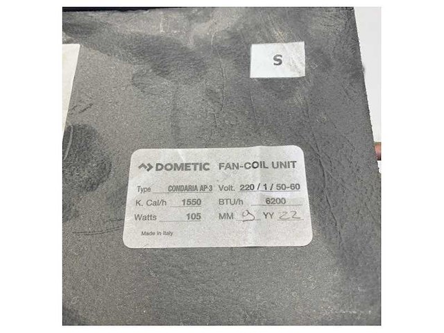 Dometic condaria ap3 10-speed fancoil unit 230v - 6200 btu - 477ap3v - afbeelding 6 van  7