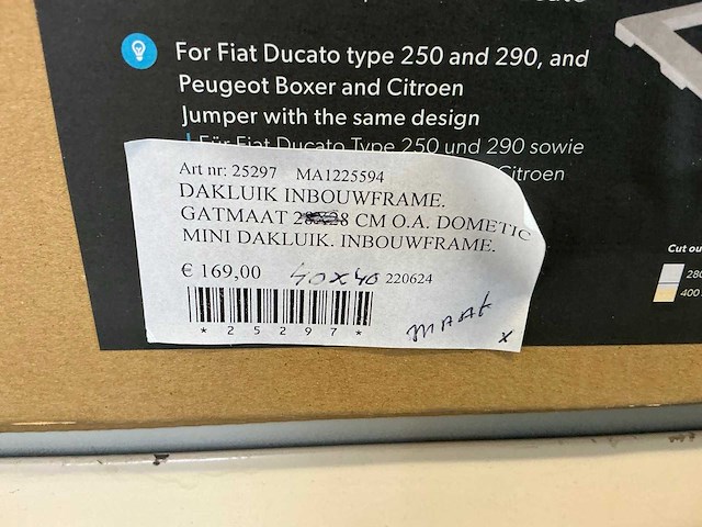 Dometic dakluik inbouwframe - afbeelding 3 van  5