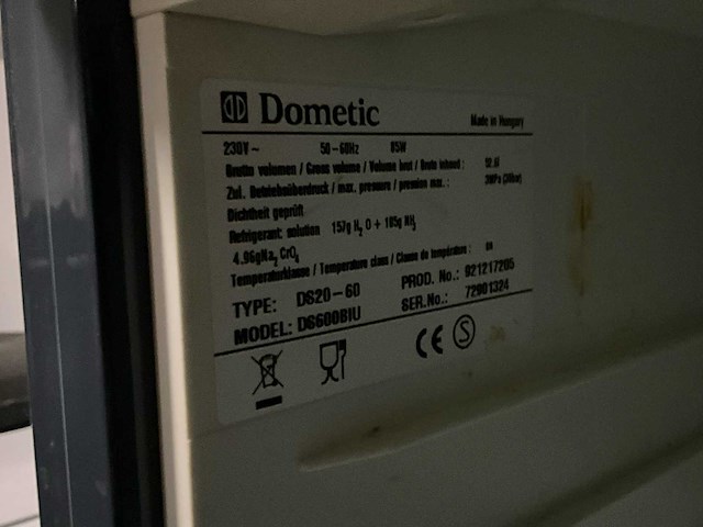 Dometic ds20-60 absorptie koelkast (3x) - afbeelding 5 van  5