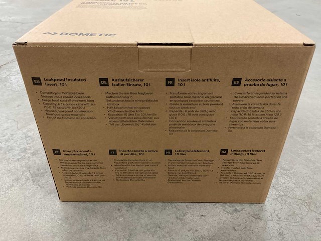Dometic pac-in10 10l geïsoleerde lekvrije inzettas (8x) - afbeelding 6 van  6
