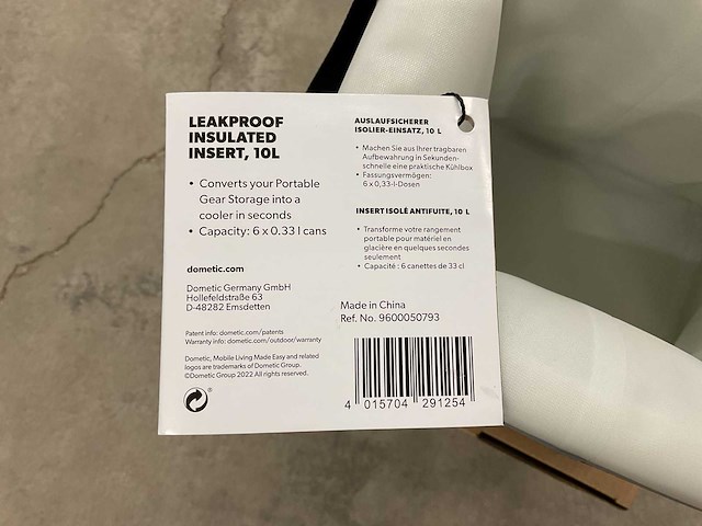Dometic pac-in10 10l geïsoleerde lekvrije inzettas (8x) - afbeelding 3 van  6
