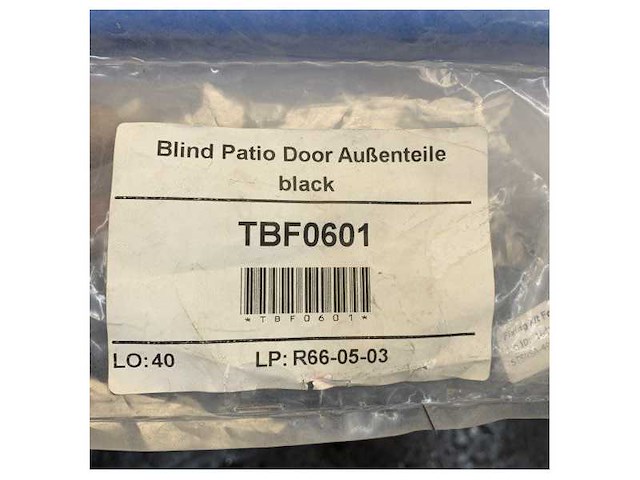 Dometic patio door blinds stsnsa 499 x 2108 mm - black - afbeelding 7 van  7
