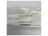 Dometic pleated shade pls650/380-can-cm-tstf pleated curtain for sailing boats - afbeelding 2 van  4