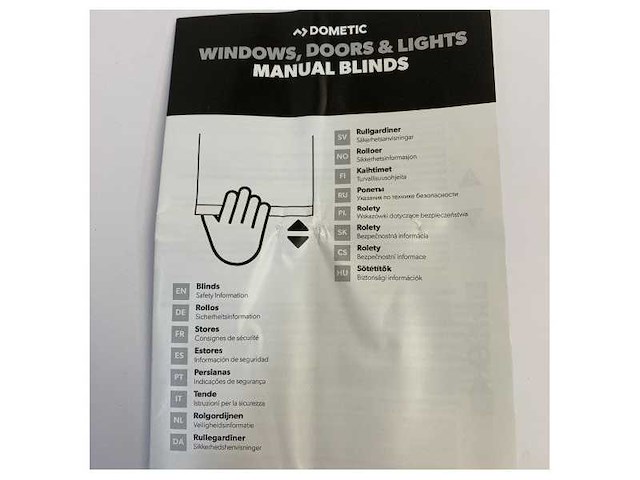 Dometic pleated shade pls762/305-can-b-fr-tstf pleated curtain 762 x 305 mm - afbeelding 4 van  8