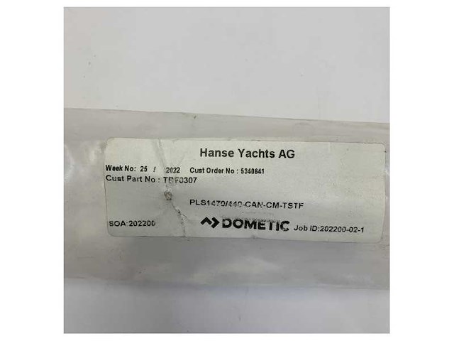 Dometic pleated shade roman blind 1470 x 440 mm boat curtain - afbeelding 2 van  2