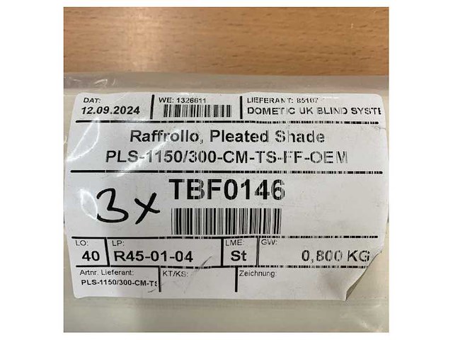 Dometic pls-1150/300-can-b-fr rolgordijn beige voor marine 1150 x 300 mm - afbeelding 5 van  5