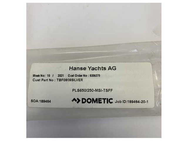 Dometic pls650/250-msi-tsff geplooide shade voor zeilboten - 650 x 250 mm - afbeelding 5 van  6