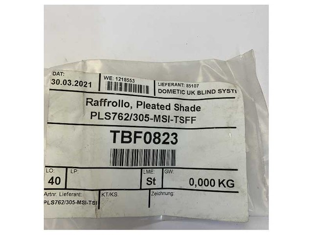 Dometic pls7626-305-msi-tsff marine window blinds 762 x 305 mm - afbeelding 5 van  6