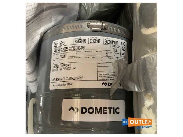 Dometic pmp pkg p035s -231c aircon pump 230v - 9600011025 - afbeelding 4 van  5