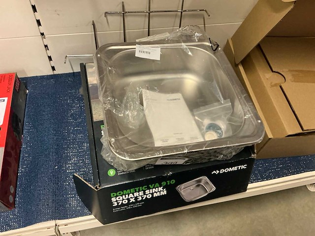 Dometic smv910 inbouw rvs spoelbak - afbeelding 1 van  3