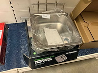 Dometic smv910 inbouw rvs spoelbak - afbeelding 1 van  3