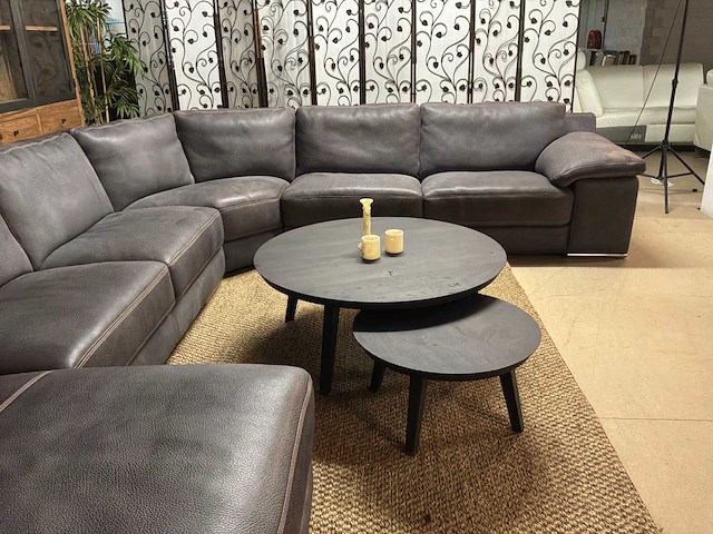 Domicil leren hoekbank - afbeelding 6 van  17