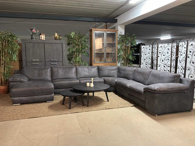 Domicil leren hoekbank - afbeelding 7 van  17