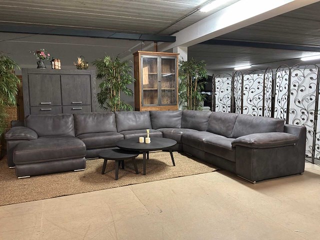 Domicil leren hoekbank - afbeelding 11 van  17