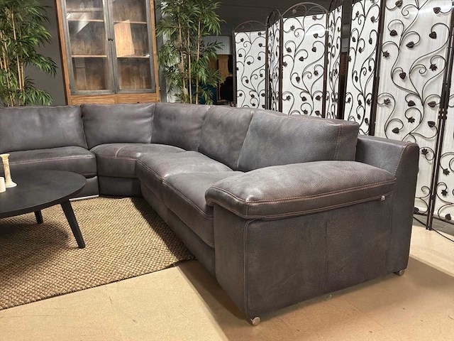 Domicil leren hoekbank - afbeelding 12 van  17