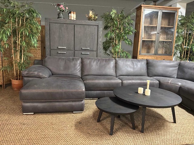 Domicil leren hoekbank - afbeelding 16 van  17