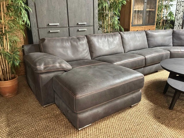 Domicil leren hoekbank - afbeelding 17 van  17