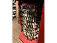 Dominion 132am sleutelfrees v.v. display carrousel met voorraad sleutelblanks - afbeelding 7 van  12