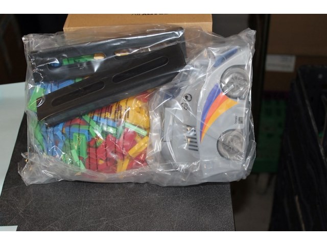 Dominodealer set met stenene in zak in ds 12 - afbeelding 1 van  3