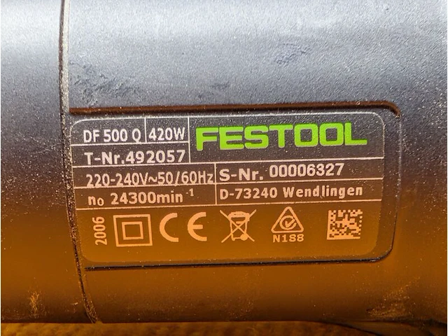 Dominofrees festool, df 500 q - afbeelding 11 van  13