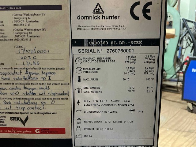 Domnick hunter koeldroger - afbeelding 7 van  7