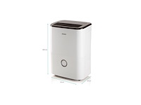 Domo do343dh luchtontvochtiger led display wit - afbeelding 3 van  3