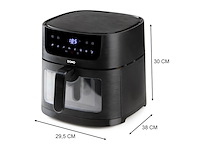 Domo do543fr heteluchtfriteuse xxl 8l zwart - afbeelding 4 van  6