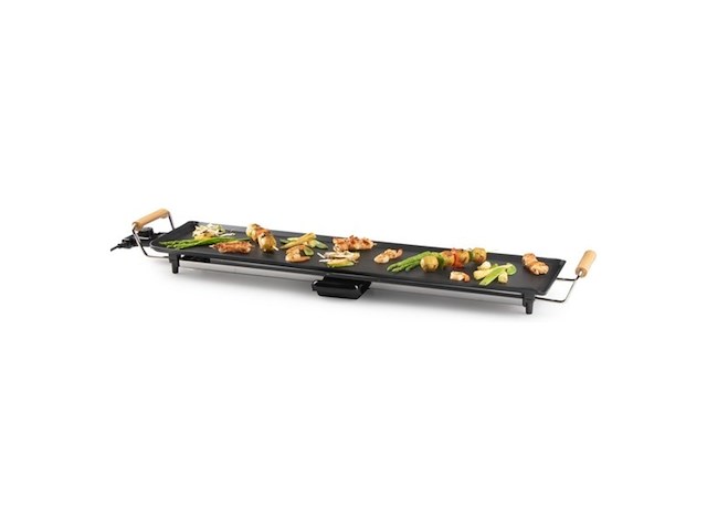 Domo do8313tp teppanyaki xxl 'family & friends' 90 cm 1800 w houtlook - afbeelding 1 van  4