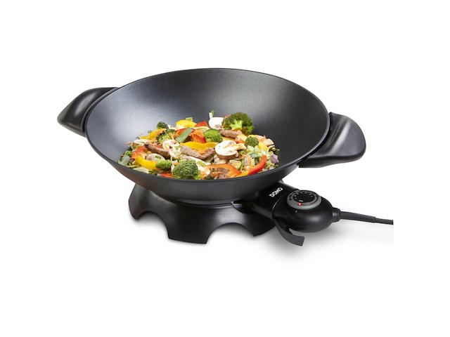 Domo do8708w do8708w elektrische wok gegoten aluminium 5 literzwart - afbeelding 2 van  3