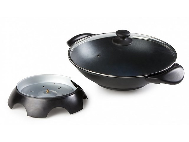 Domo do8708w do8708w elektrische wok gegoten aluminium 5 literzwart - afbeelding 3 van  3